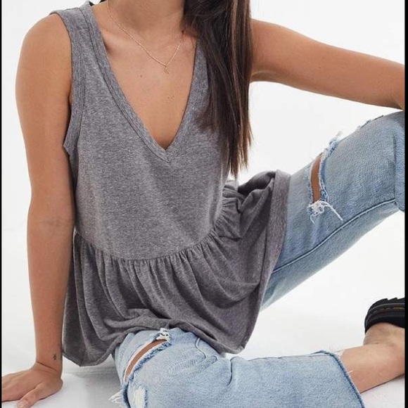 truly madly deeply peplum tank